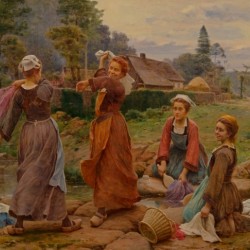 Doing the wash, 1905